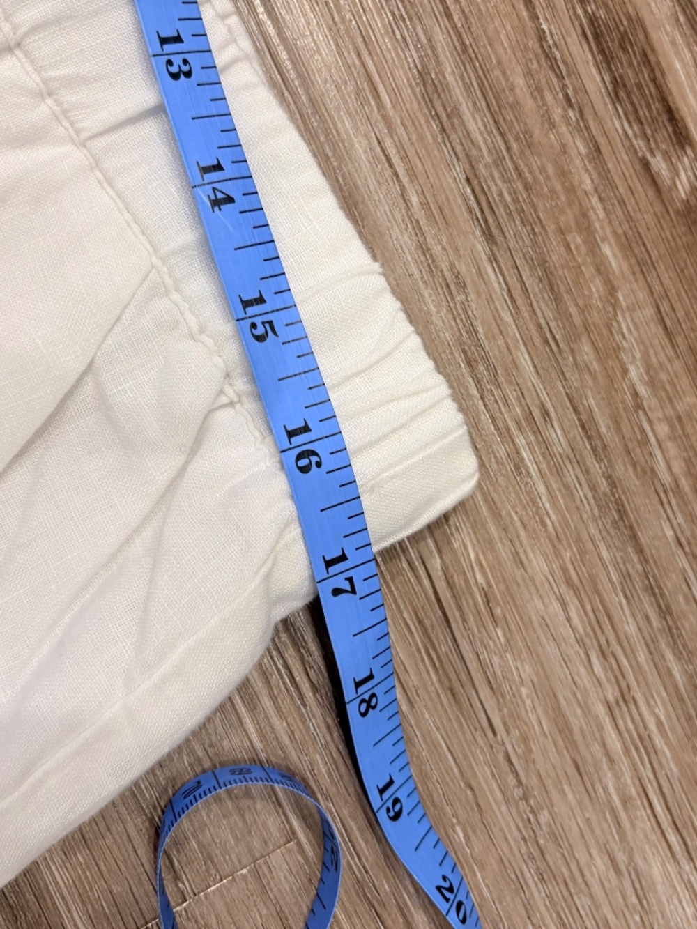 NWT Quince White 100% European Linen Pull On Pants, Ankle Length Size L - Picture 5 of 9
